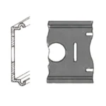 Querschnitt Schilderhalter Meterware 50 mm