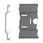 Querschnitt Schilderhalter Meterware 86,5 mm